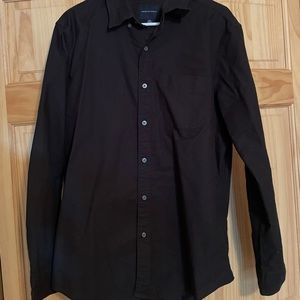 Men’s Black Button Up Long Sleeve